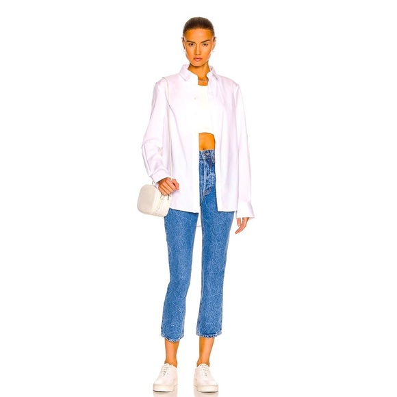 GRLFRND Karolina High Rise Straight Crop Bayside 31